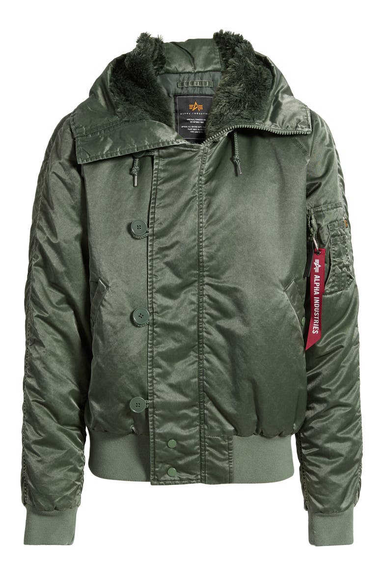 N-2B Heritage Fit Parka, Alternate, color, DEEP FOREST