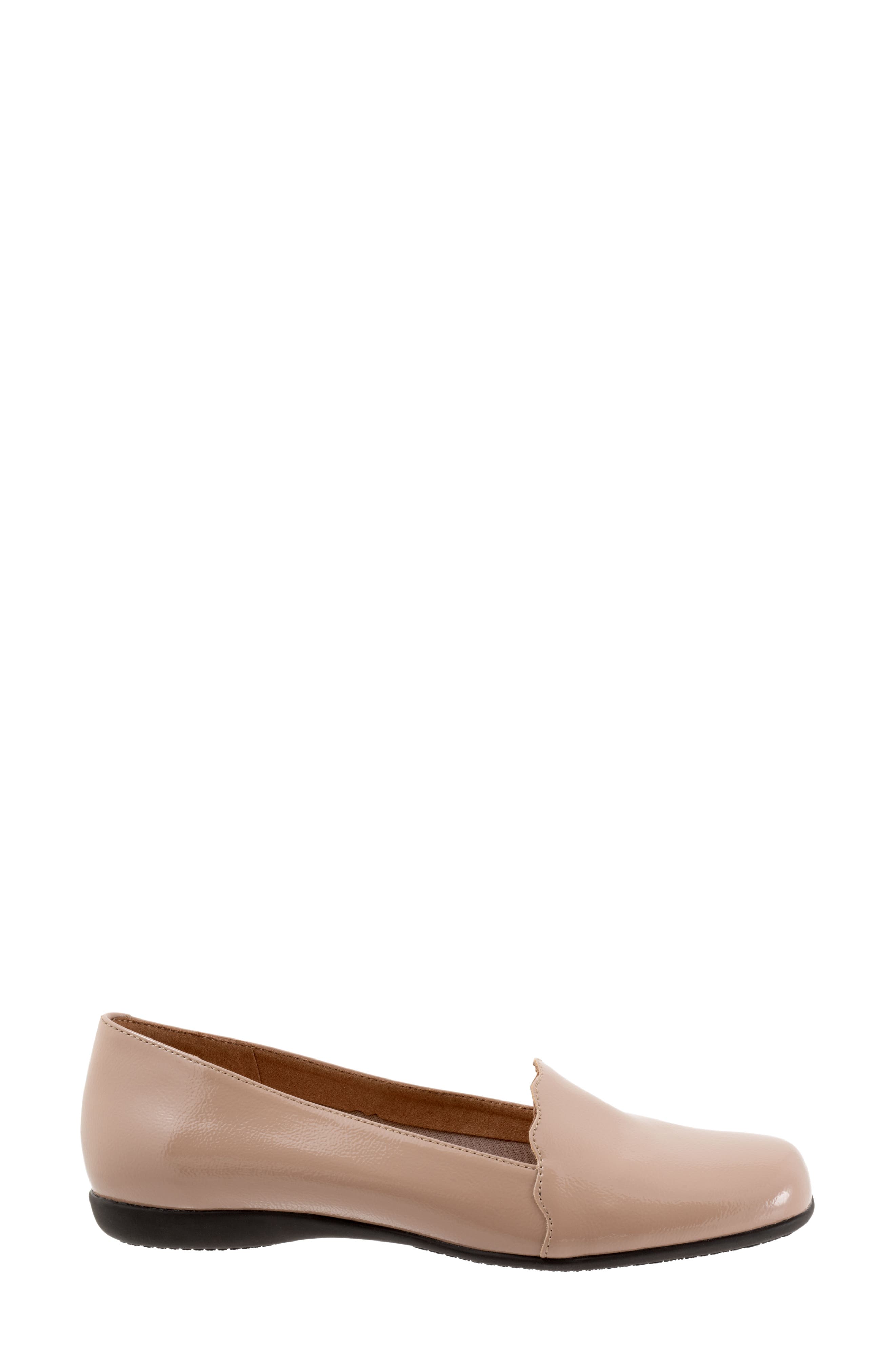 Trotters Sage Flat, Alternate, color, Taupe Patent