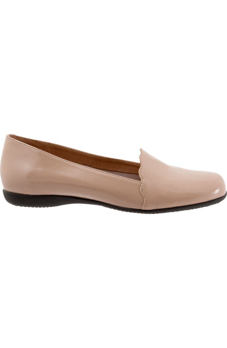 Trotters Sage Flat, Alternate, color, Taupe Patent