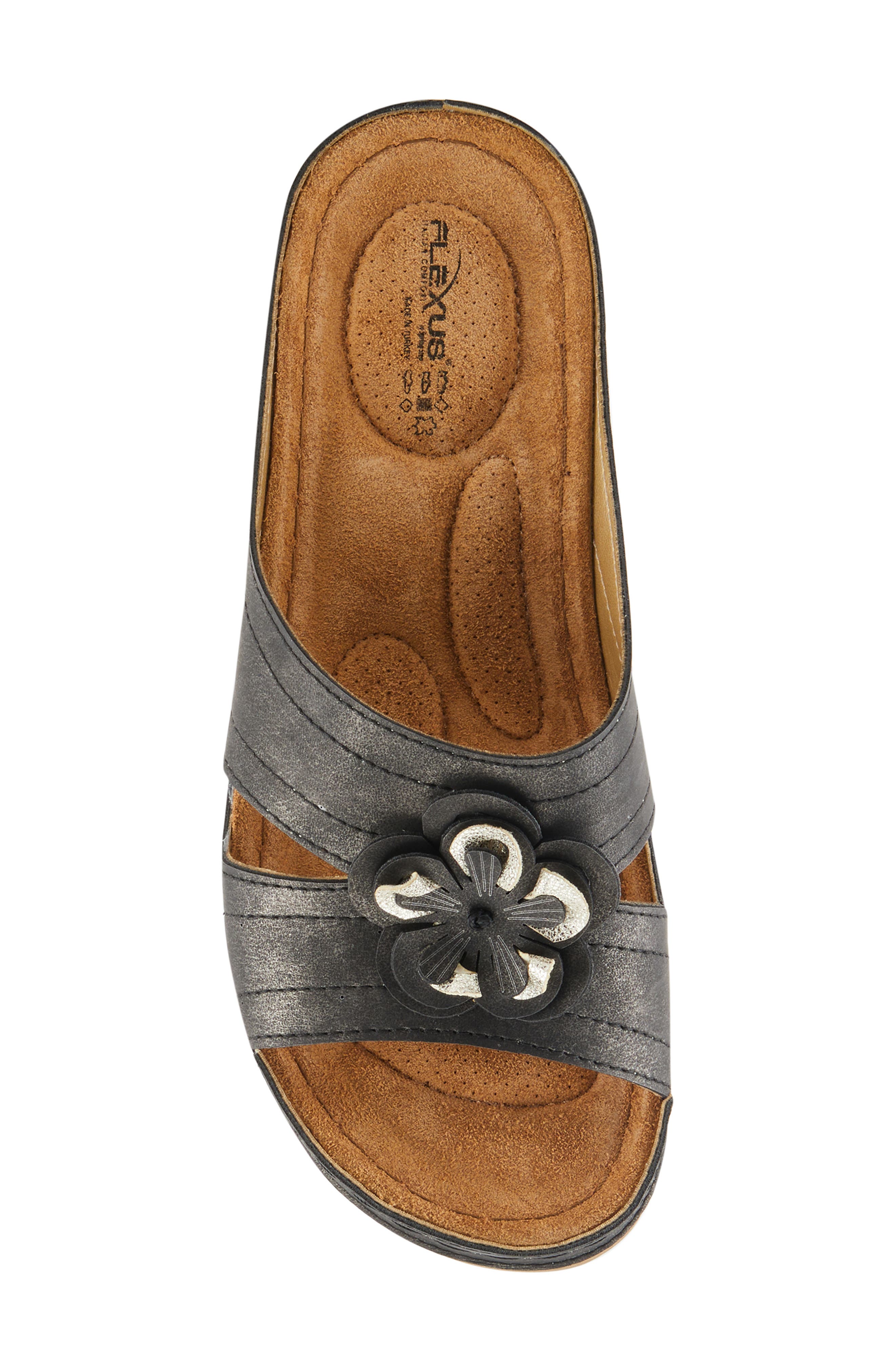 Flexus by Spring Step Afae Platform Wedge Slide Sandal, Alternate, color, 