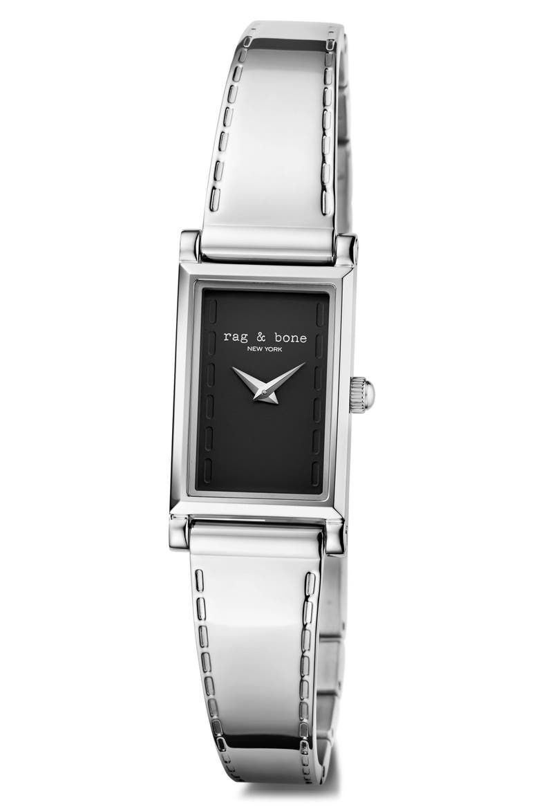 Eloise Bangle Watch, 17mm, Alternate, color, SILVER