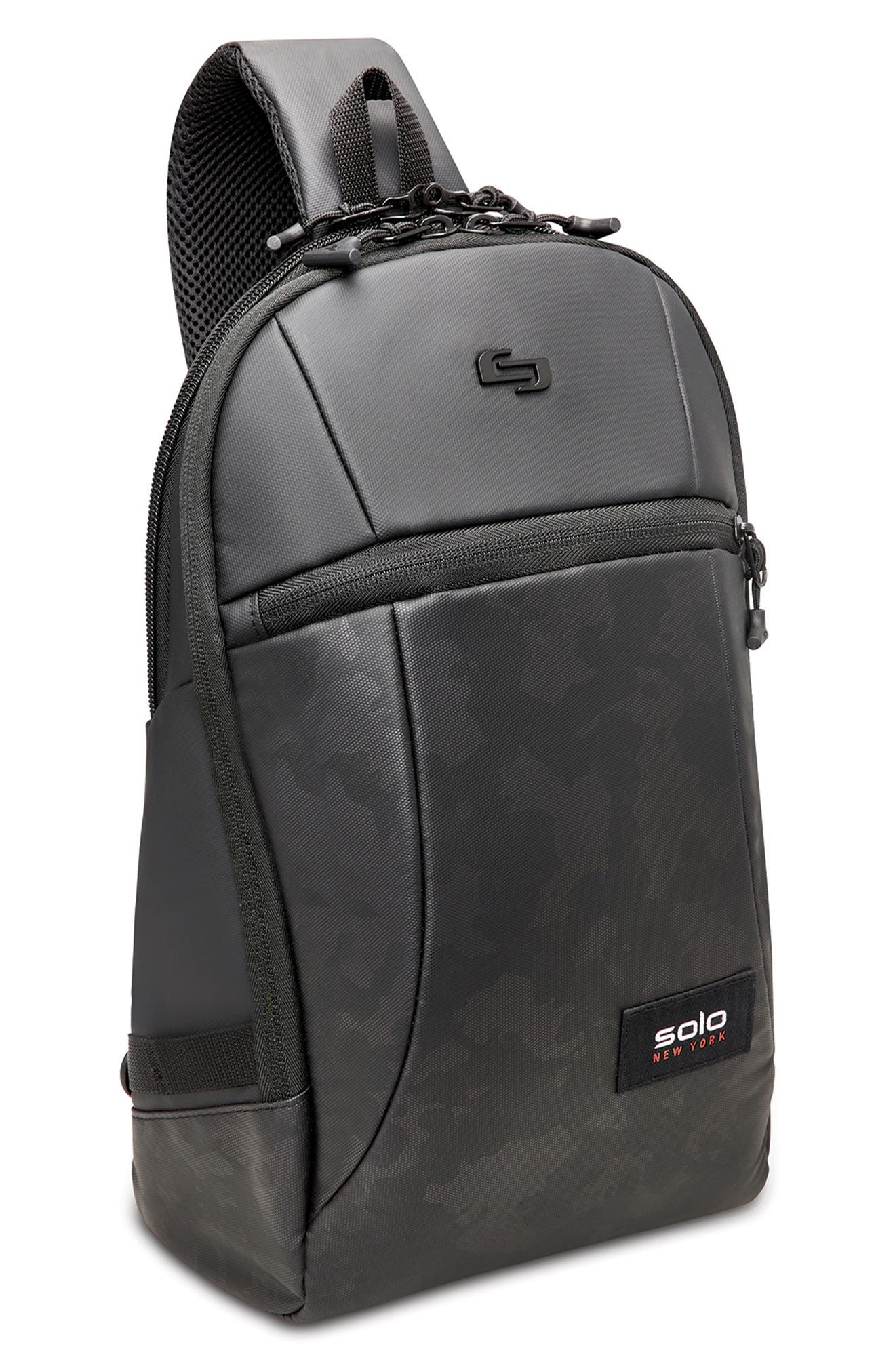Good Luck Have Fun Sling Messenger Bag, Alternate, color, BLACK