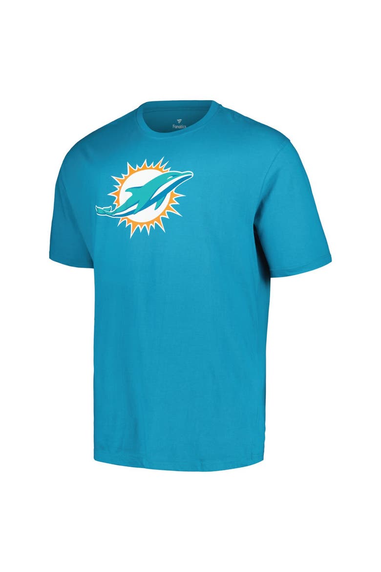 Men's Fanatics Branded Tyreek Hill Aqua Miami Dolphins Big & Tall Player Name & Number T-Shirt, Alternate, color, Aqua