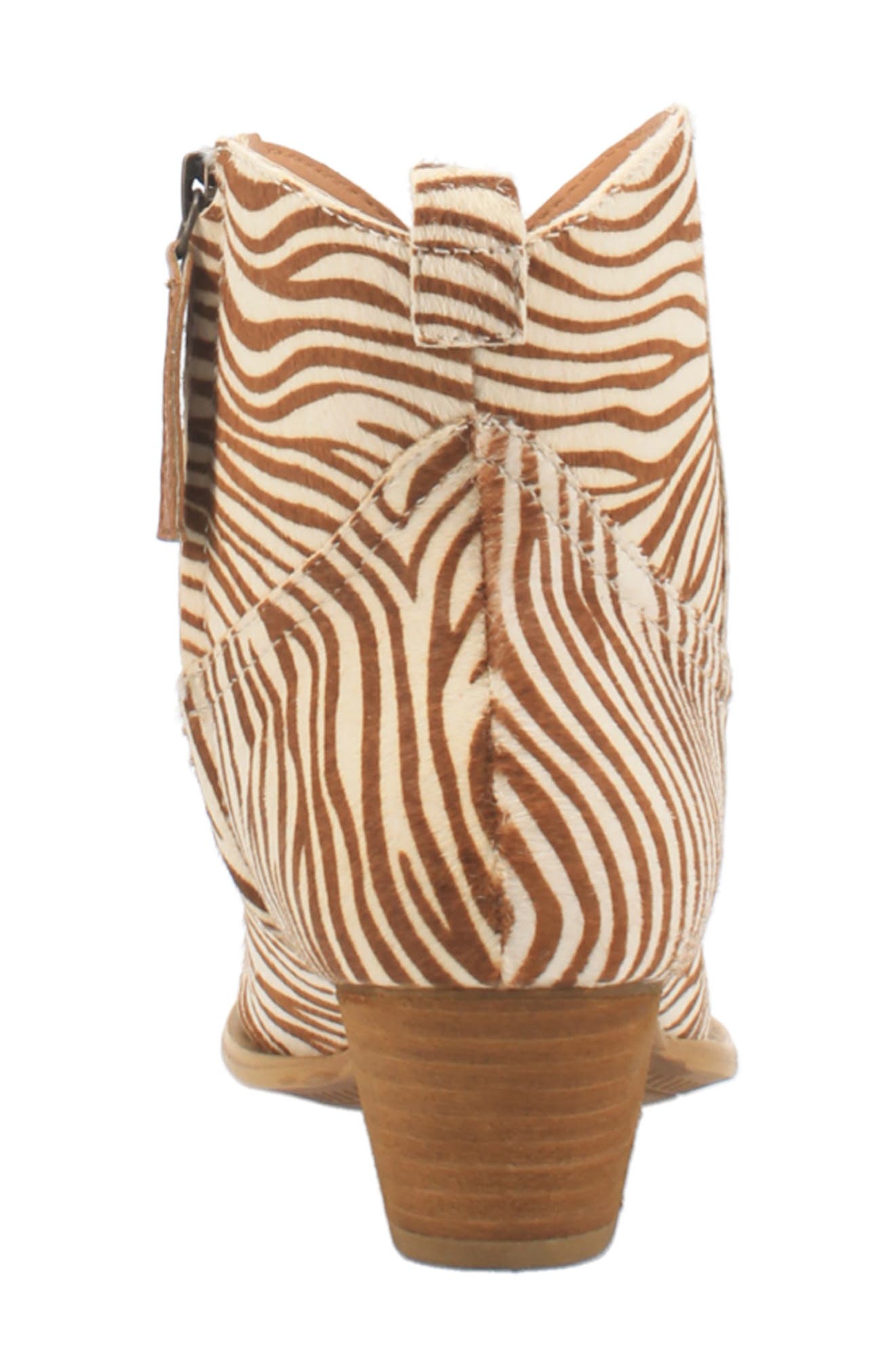 Hairy Up Genuine Calf Hair Western Boot, Alternate, color, TAN ZEBRA PRINT CALF HAIR