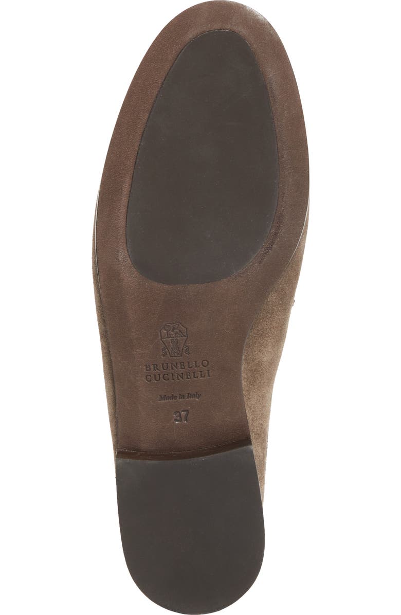 Brunello Cucinelli Monili Trim Loafer Mule, Alternate, color, C8769 Torba