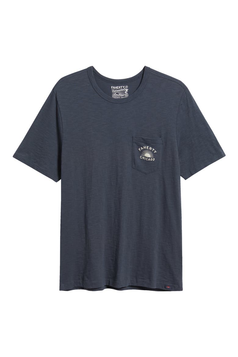 Sunwashed Chicago Graphic Pocket T-Shirt, Alternate, color, DUNE NAVY
