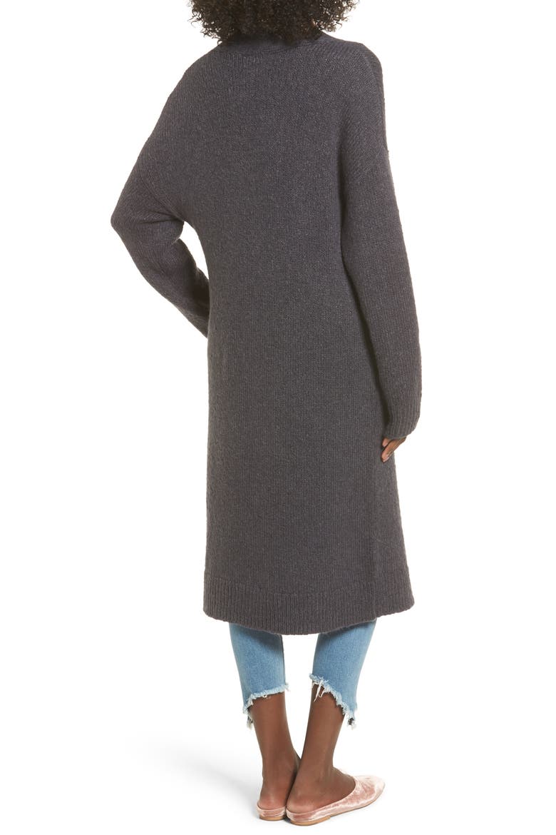 Longline Cardigan, Alternate, color, GREY MAGNET