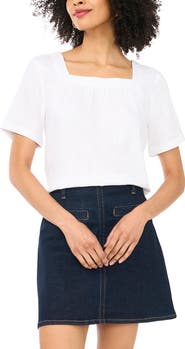 Vince Camuto Square Neck Top
