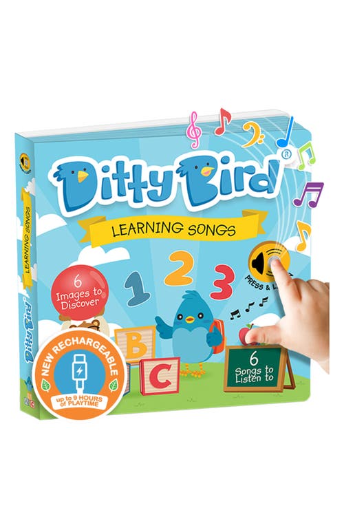 Ditty Bird Kids' Learning Songs Interactive Musical Sound Book in Blue  product