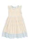 Kids' Anna Embroidered Overlay Party Dress
