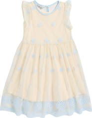 Pippa & Julie Kids' Anna Embroidered Overlay Party Dress