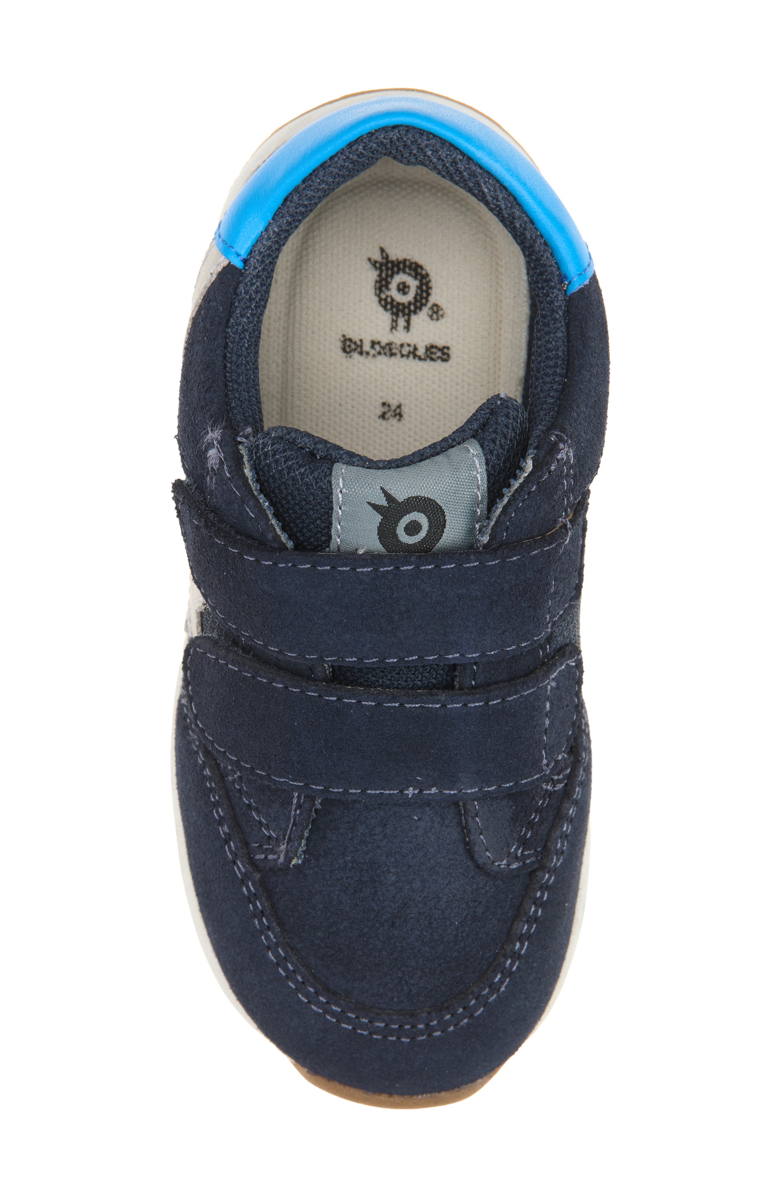 Kids' Star Track Sneaker, Alternate, color, NAVY SUEDE
