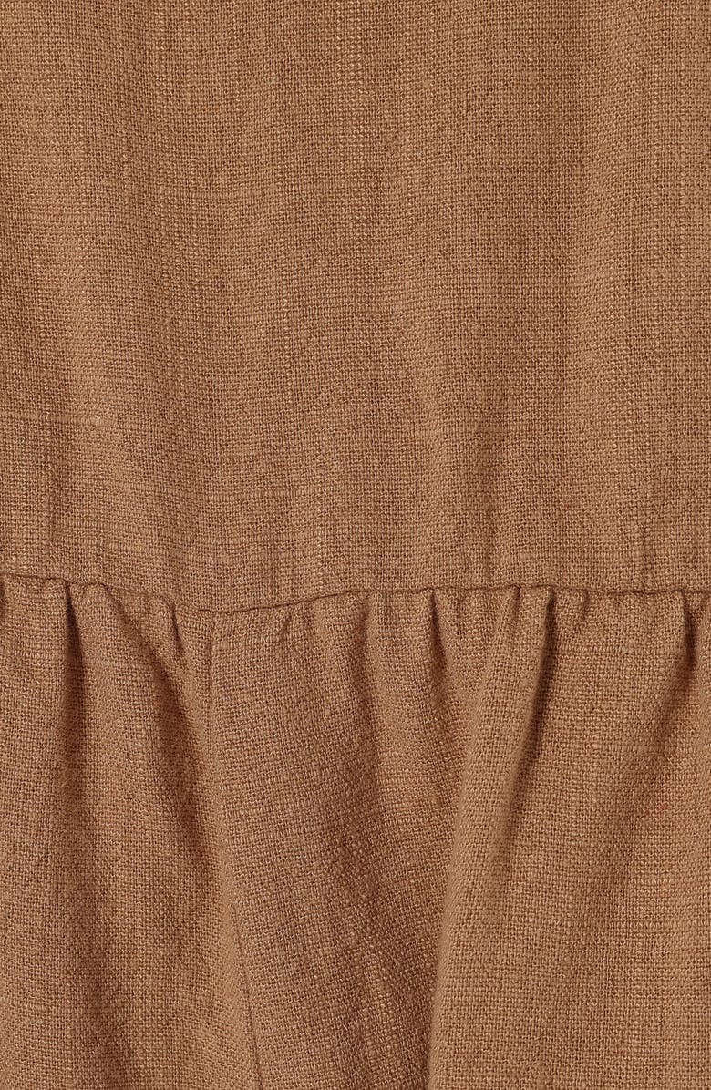 Petal & Pup Lindy Sleeveless Linen Romper, Alternate, color, Mocha