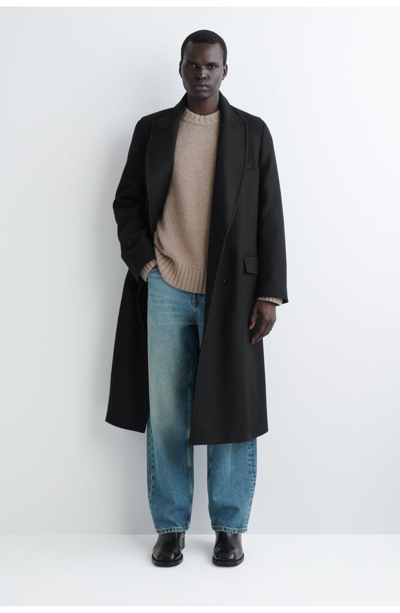 COS Chunky Cashmere Crew-neck Jumper, Alternate, color, Undyed