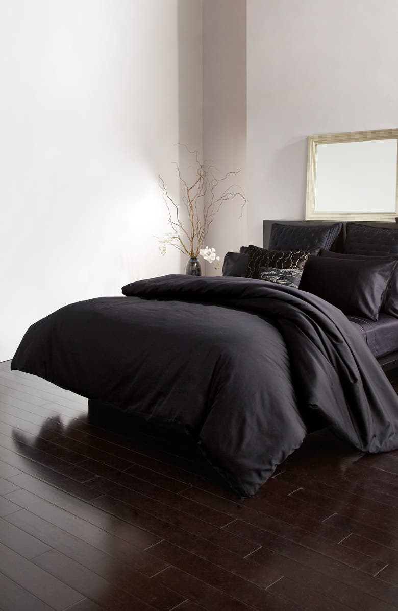 Donna Karan New York Indulgence Cotton & Silk Duvet Cover & Sham Set, Alternate, color,
