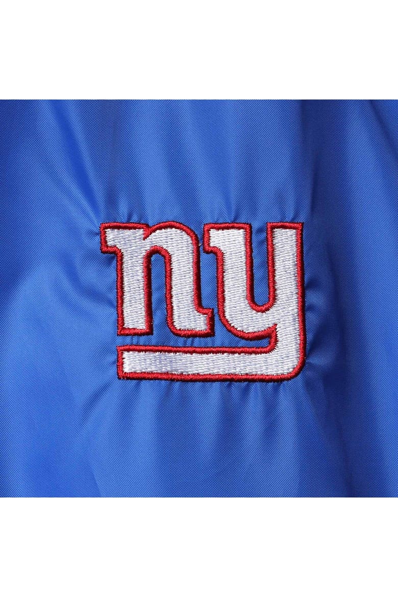 Men's Royal New York Giants Coaches Classic Raglan Full-Snap Windbreaker Jacket, Alternate, color, Royal