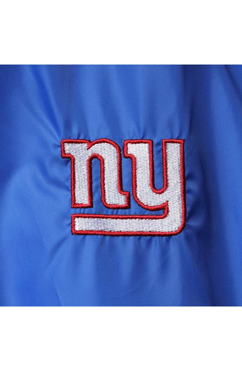 DUNBROOKE Men's Royal New York Giants Coaches Classic Raglan Full-Snap Windbreaker Jacket, Alternate, color, Royal