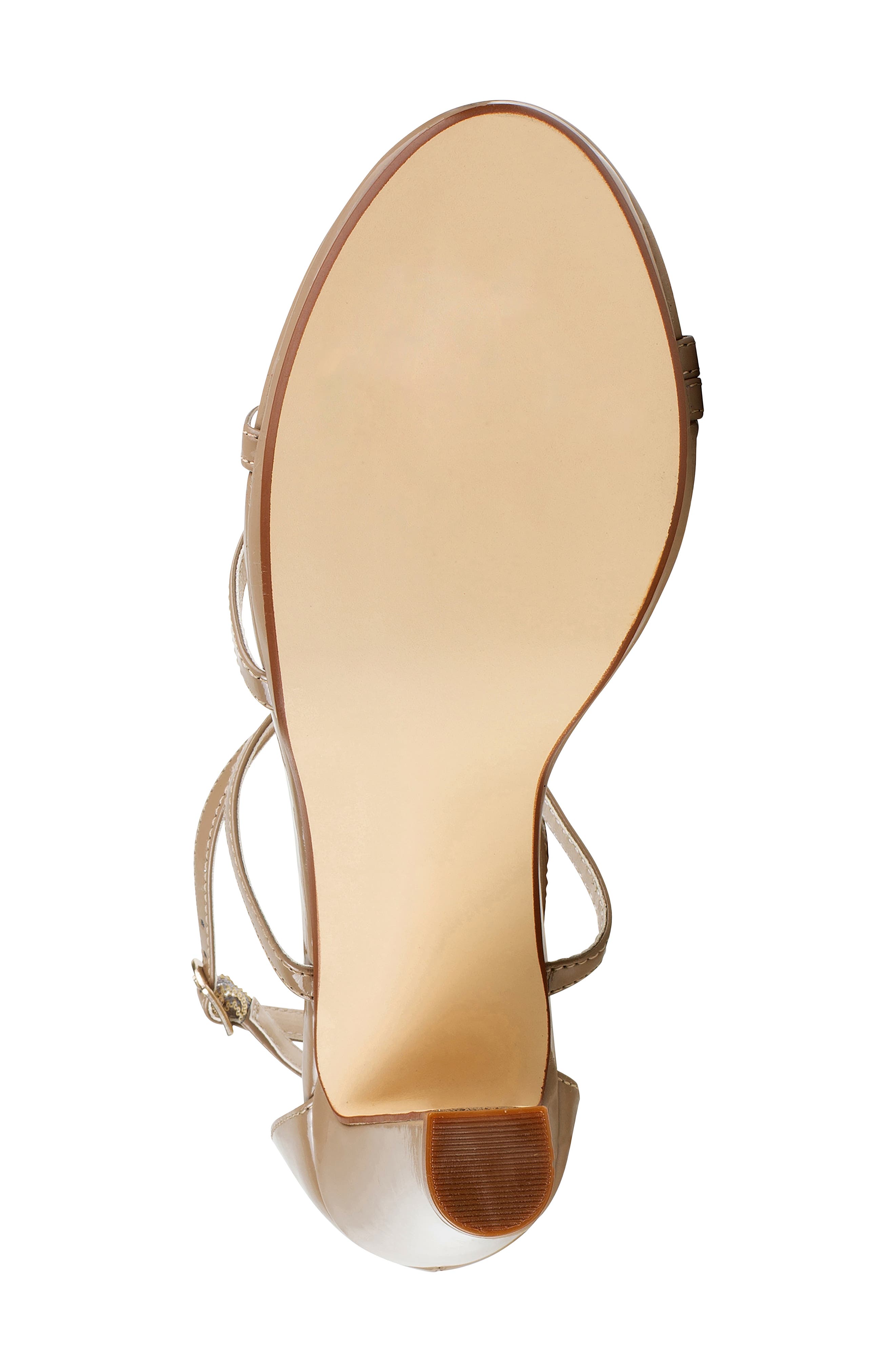Touch Ups Reign Ankle Strap Sandal, Alternate, color, Nude