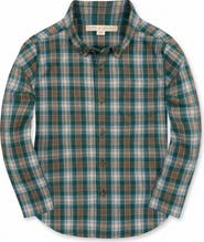Hope & Henry Kids' Long Sleeve Stretch Poplin Shirt