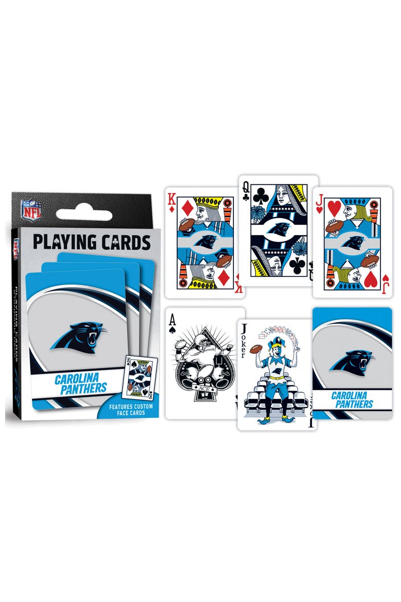 Carolina Panthers Playing Cards, Alternate, color, Multicolor