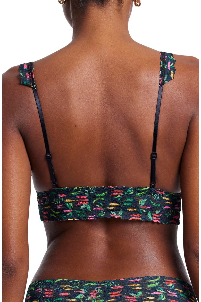 Print Lace Bralette, Alternate, color, EXTRA SPICE