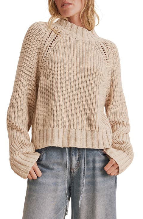 Cassidy Shaker Knit Crewneck Sweater