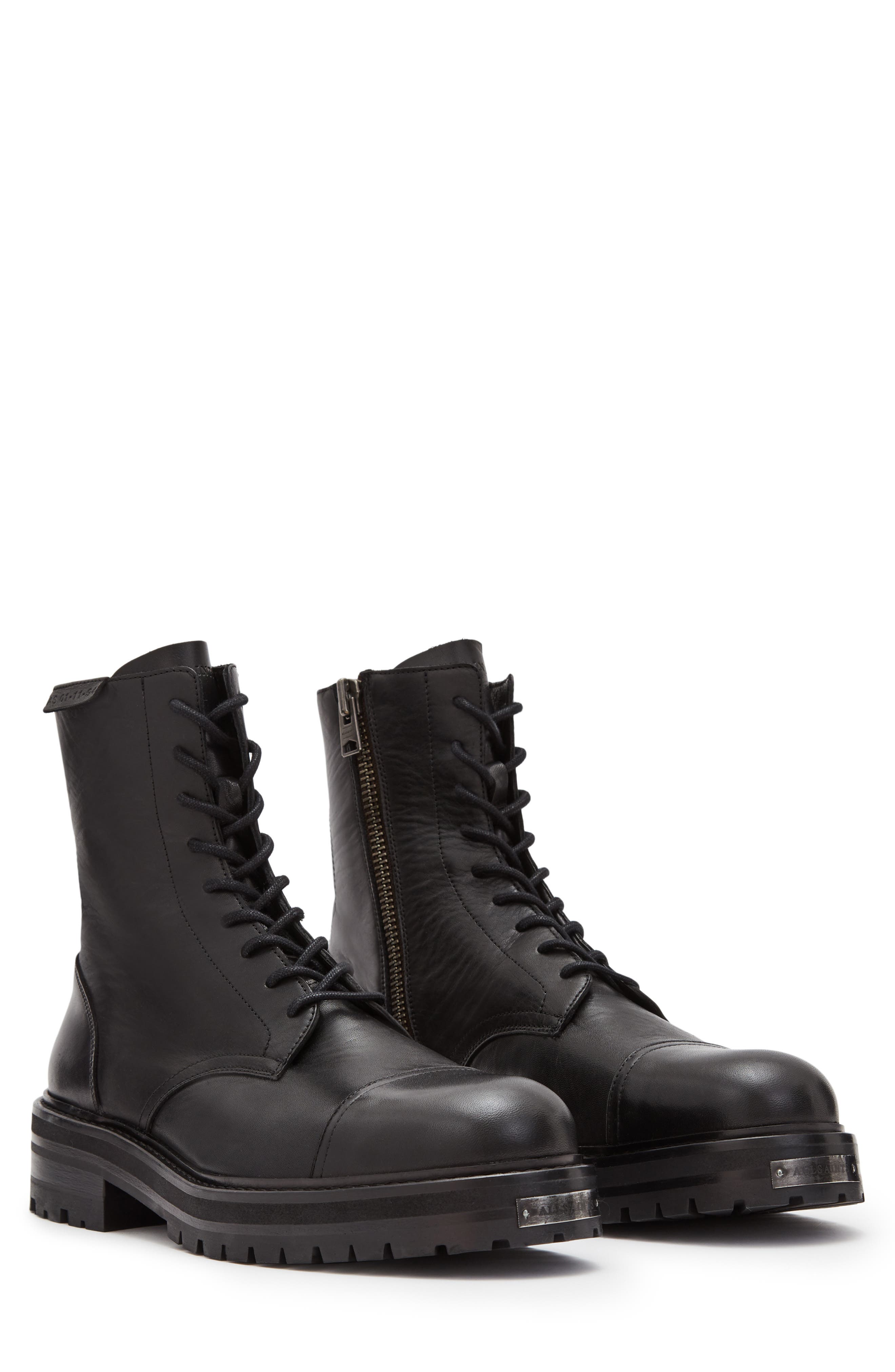 AllSaints Hank Combat Boot, Main, color, 