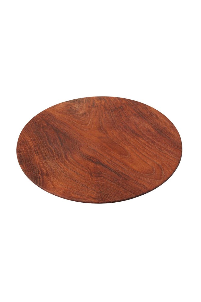Teak Dinner Plate, Main, color, Natural