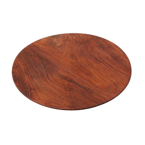 Teak Dinner Plate