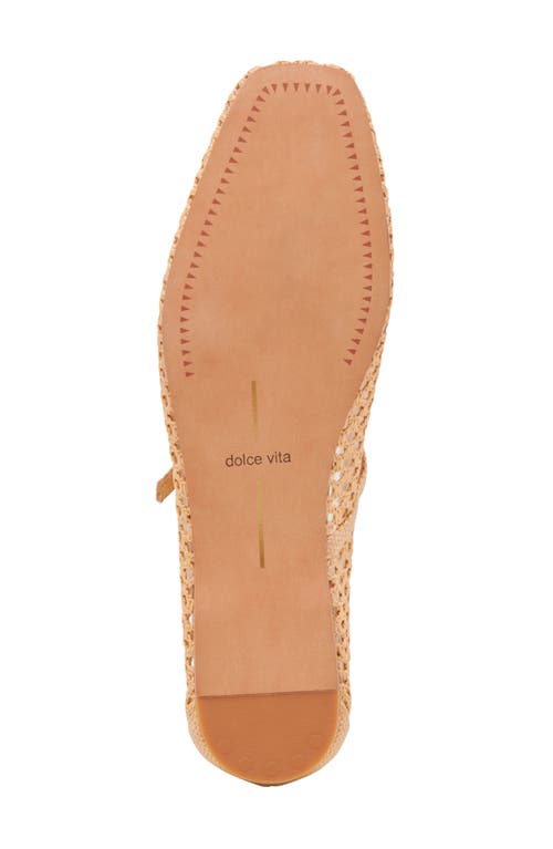 Dolce Vita Reyes Mary Jane In Lt Natural Raffia