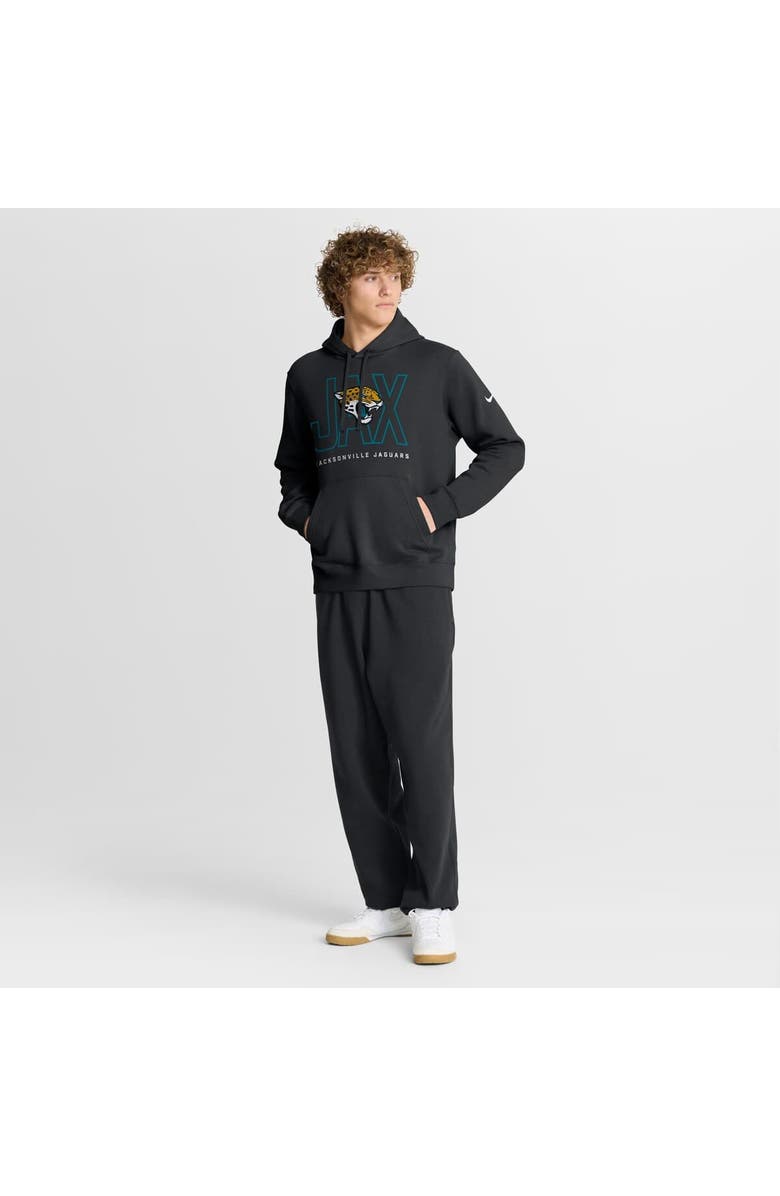 Nike Men's Nike Black Jacksonville Jaguars Busted Play Club Fleece Pullover Hoodie, Alternate, color, Black