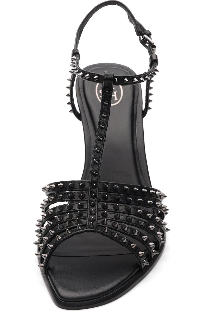 Ash Desire Studded T-Strap Sandal, Alternate, color,