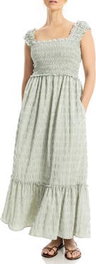 MAX STUDIO Tiered Printed Sundress