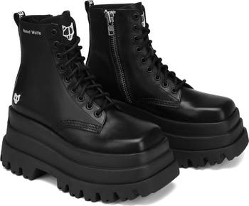 ■Nacked Wolfe■Sloane/アンクルレースアップ★送料関税込み★ Naked Wolfe Sloane Lug Sole Bootie (Women) | Nordstrom