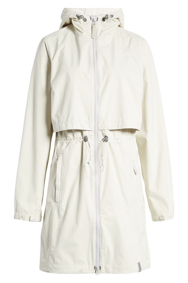 Meridian Hooded Raincoat, Main, color, SILVER BIRCH