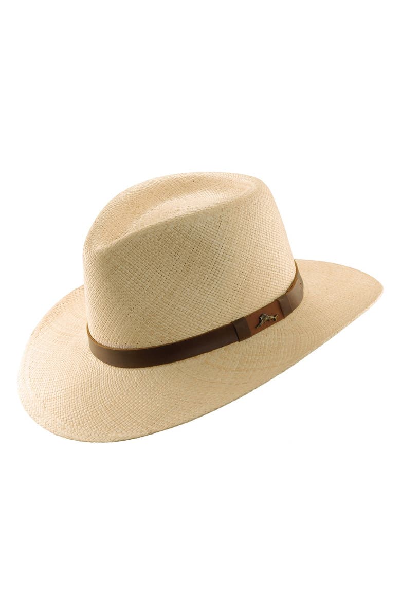 Tommy Bahama Panama Straw Outback Hat, Main, color,