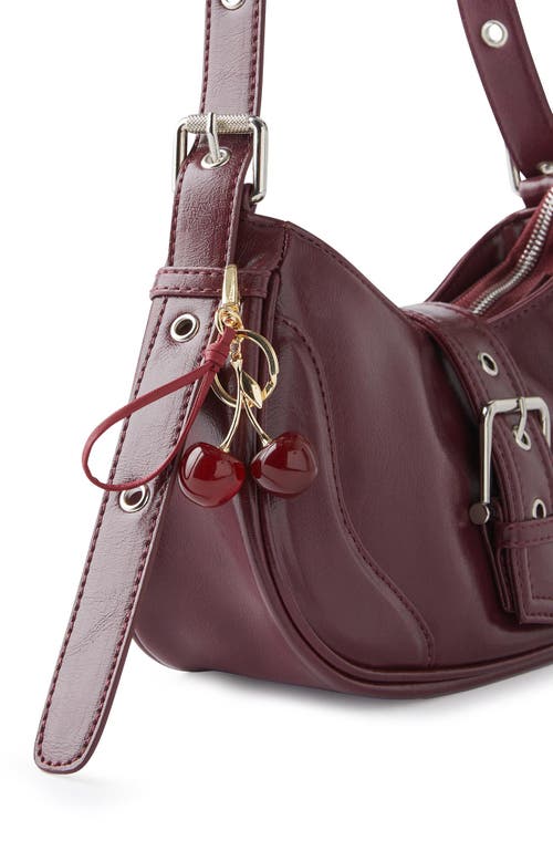 Rubi Shoes Bag Charm In Red Cherry