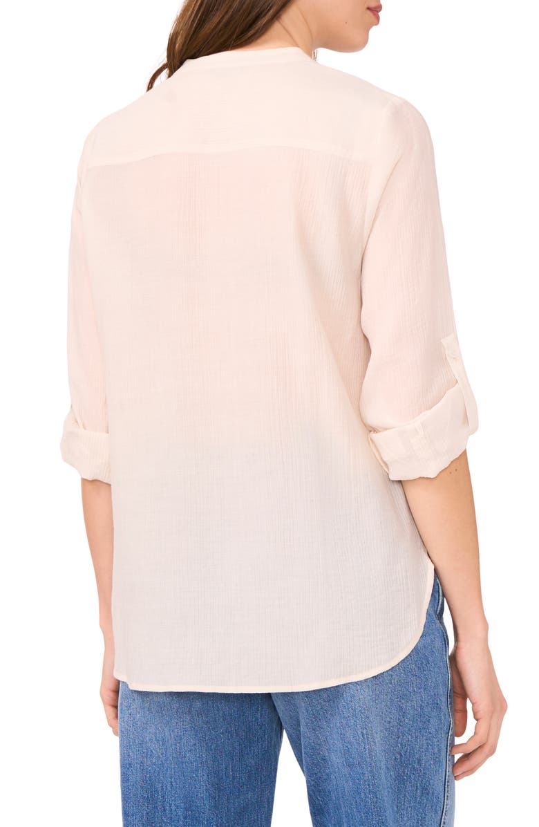 Halogen<sup>®</sup> Textured Utility Shirt, Alternate, color, Birch
