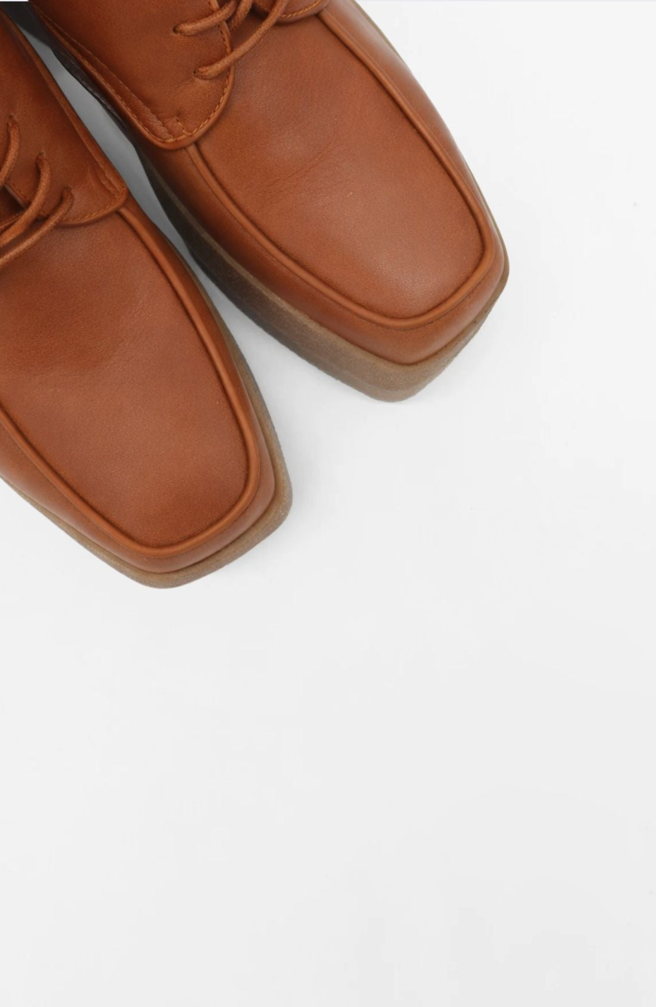 STIVALI NEW YORK Pregiata Platform Lace-Ups, Alternate, color, Cognac