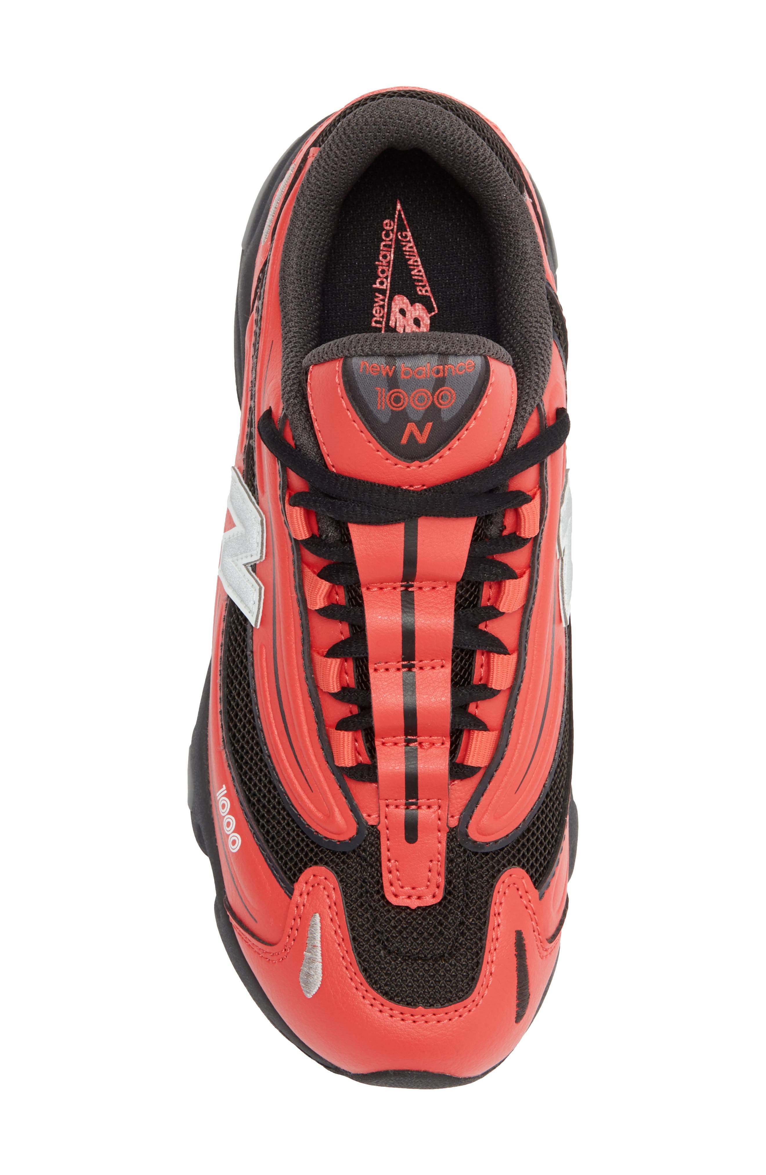 Kids' 1000 Sneaker, Alternate, color, BLAST RED/ BLACK CEMENT