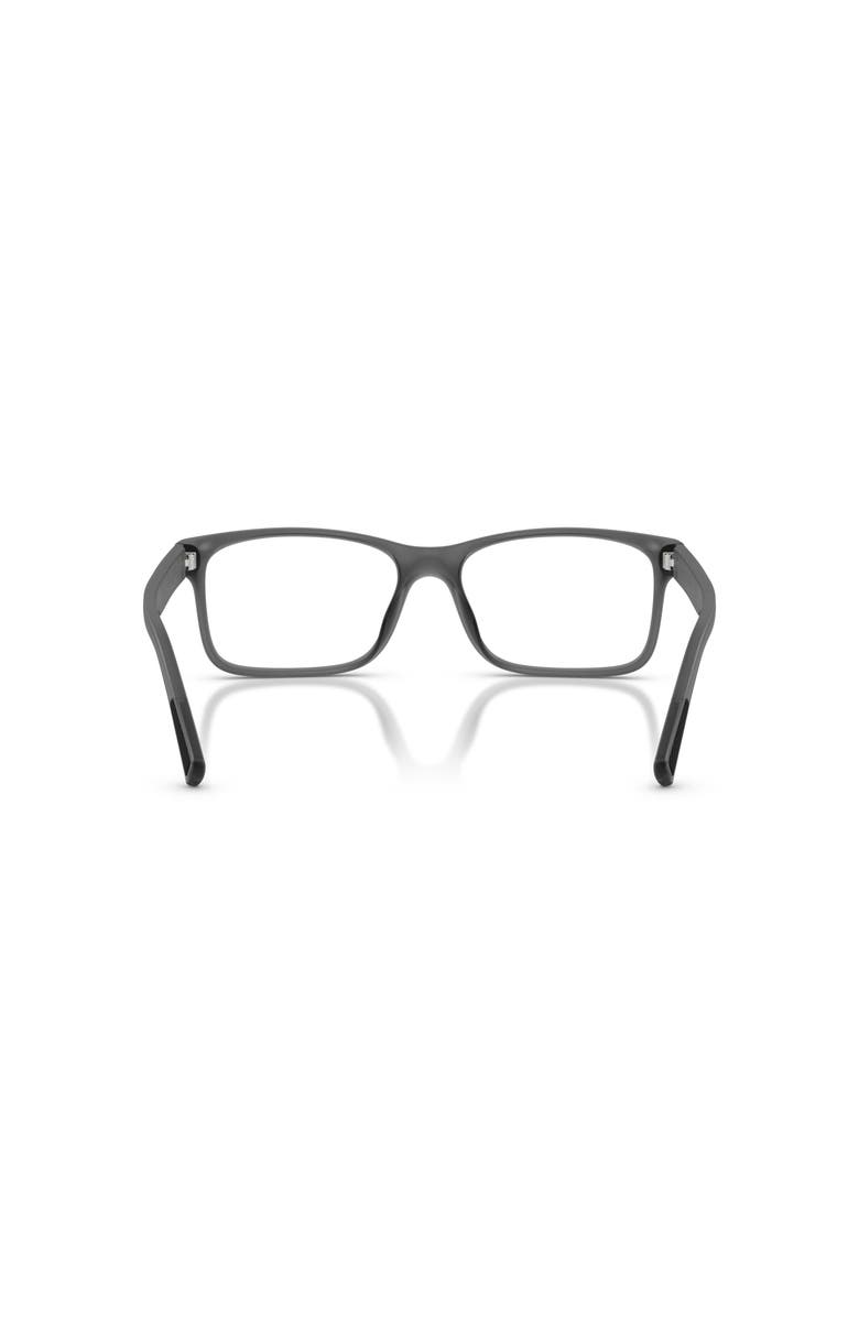 Polo Ralph Lauren 58mm Rectangle optical glasses, Alternate, color, Grey