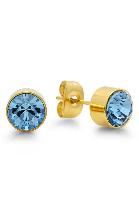 18k Gold Plated Stud Earrings