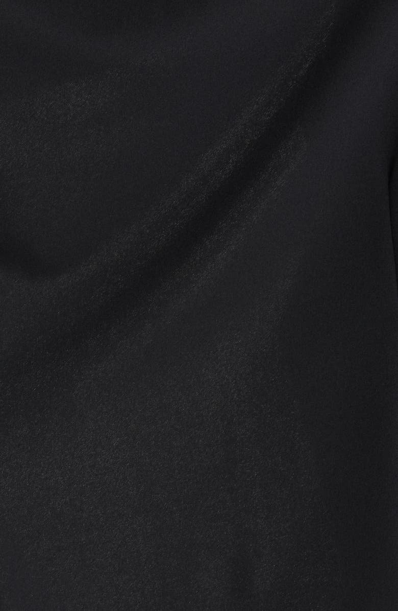 Ming Wang Ruffle Collar Crepe Jacket, Alternate, color, 