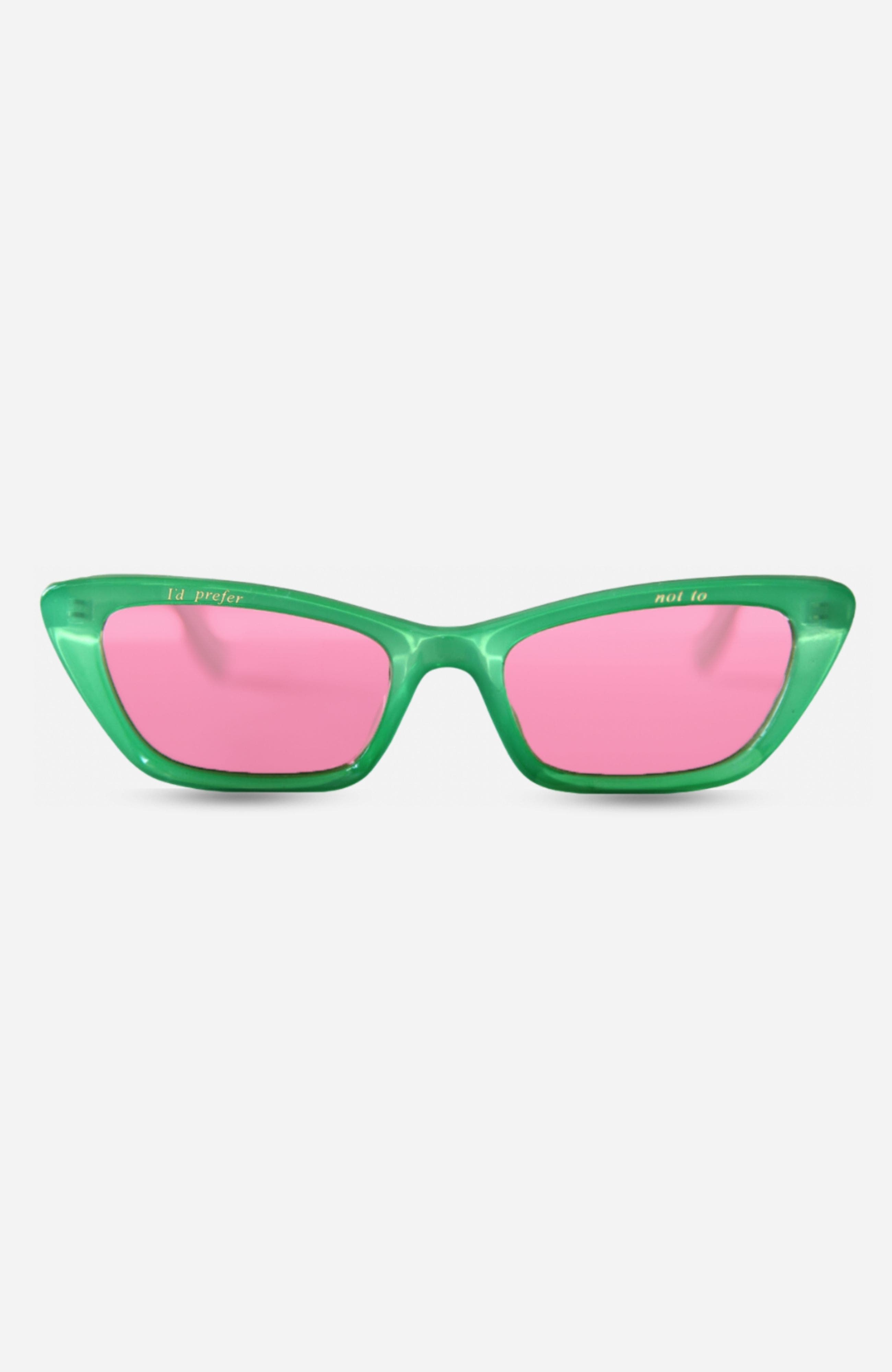 INDY Blasè Cateye Polarized Sunglasses in Green 