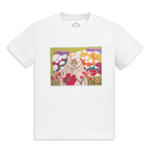 Primary Kids Art Tee In White
