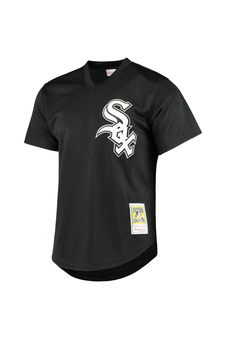 Men's Mitchell & Ness Frank Thomas Black Chicago White Sox Cooperstown Mesh Batting Practice Jersey, Alternate, color, Black