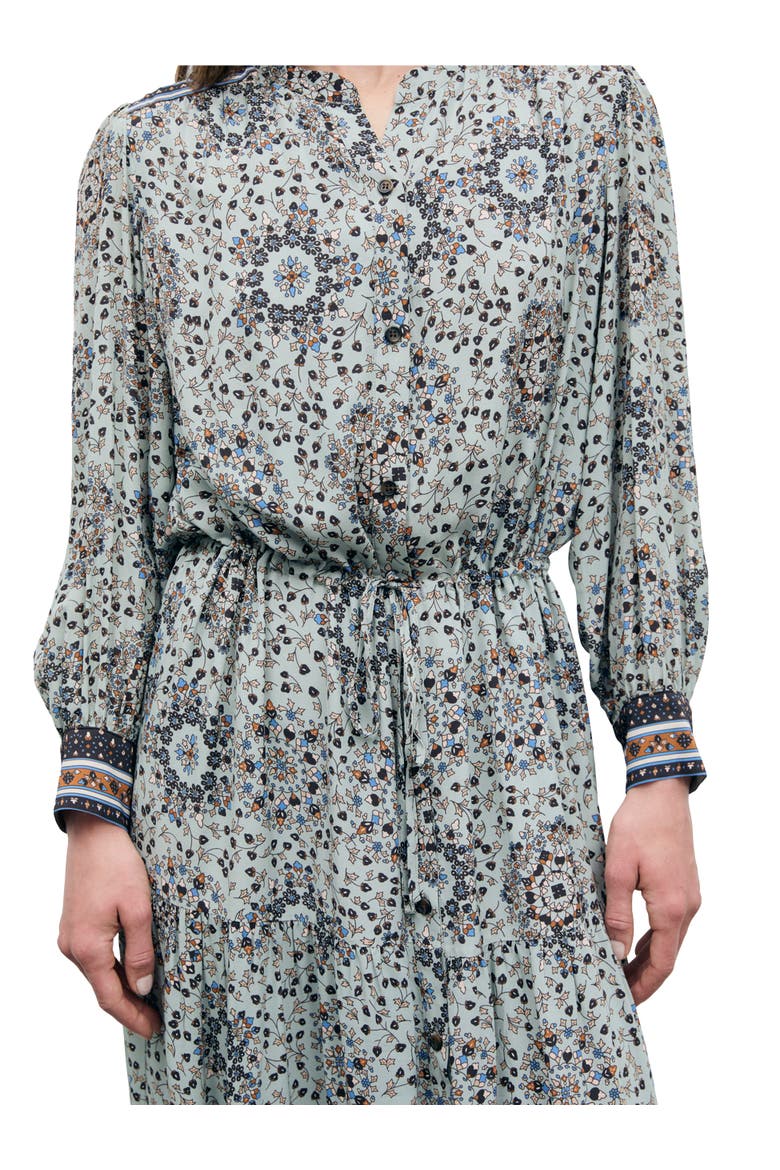 Cyril Long Sleeve V-Neck Maxi Dress, Alternate, color, Sky Blue