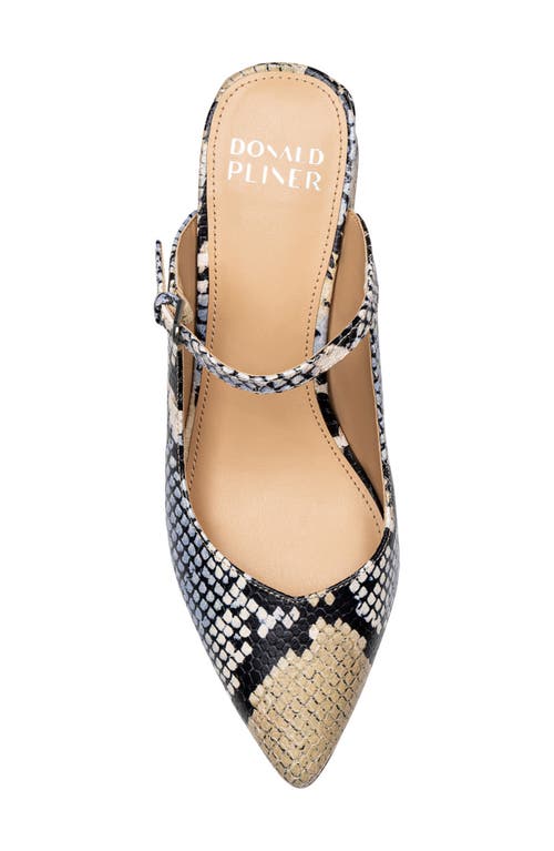 Donald Pliner Pointed Toe Mule In Denim