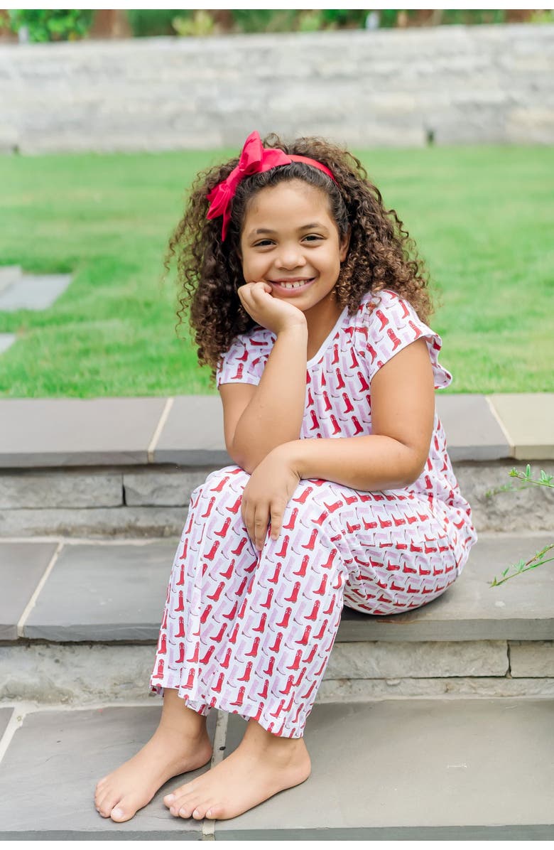 Lila and Hayes Merrick Girls' Pant Set, Alternate, color, 