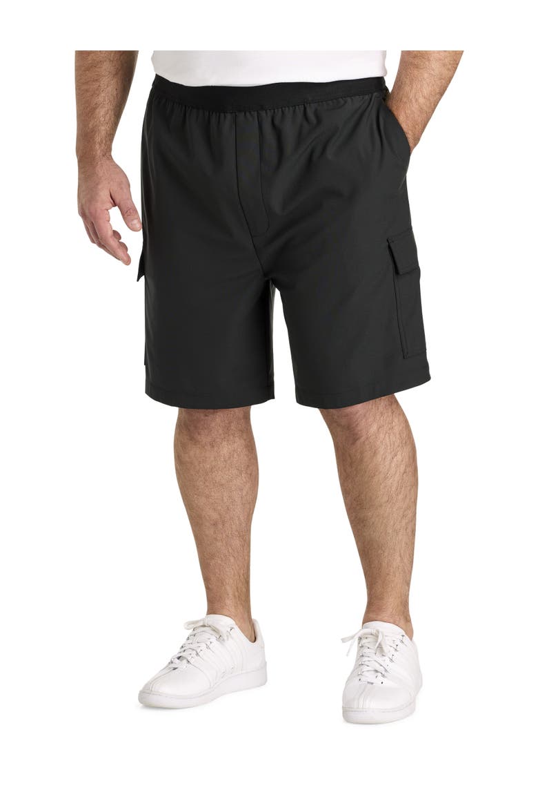 Big & Tall Cargo Commuter Shorts, Main, color, CAVIAR
